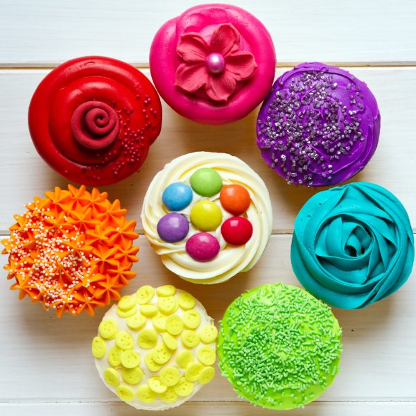 Colorful cupcakes
